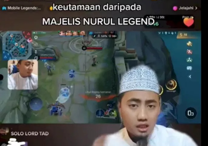 Kisah Unik Ustadz Abi, Dakwah Lewat Games Mobile Legends Hingga Ganti Nama Hero Jadi Islami