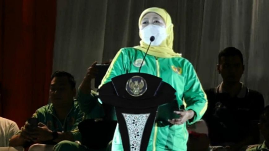 Khofifah Ingin Popda XIII dan Peparpeda I Perkuat Persaudaraan Sesama Atlet