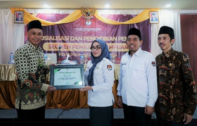 KPU Jatim Tingkatkan Keterlibatan Pemilih Perempuan di Pasuruan