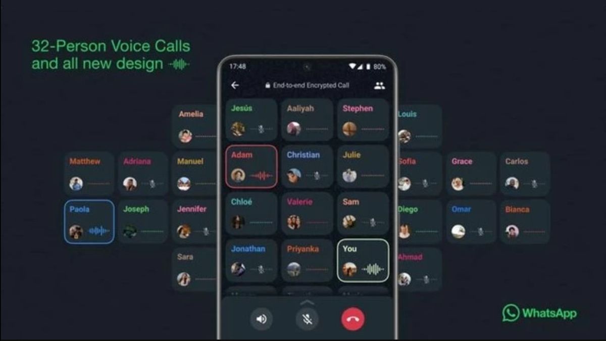 Fitur Panggilan Video WhatsApp Kini Bisa Tampung 32 Orang