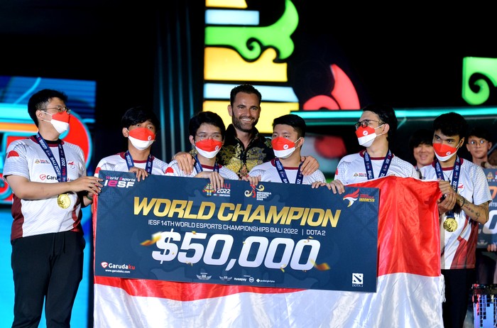 Indonesia Jadi Juara Umum di “IESF WORLD ESPORTS CHAMPIONSHIPS 2022”