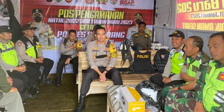 Kapolres Semarang Apresiasi Kinerja Personel Saat Pengamanan Perayaan Natal