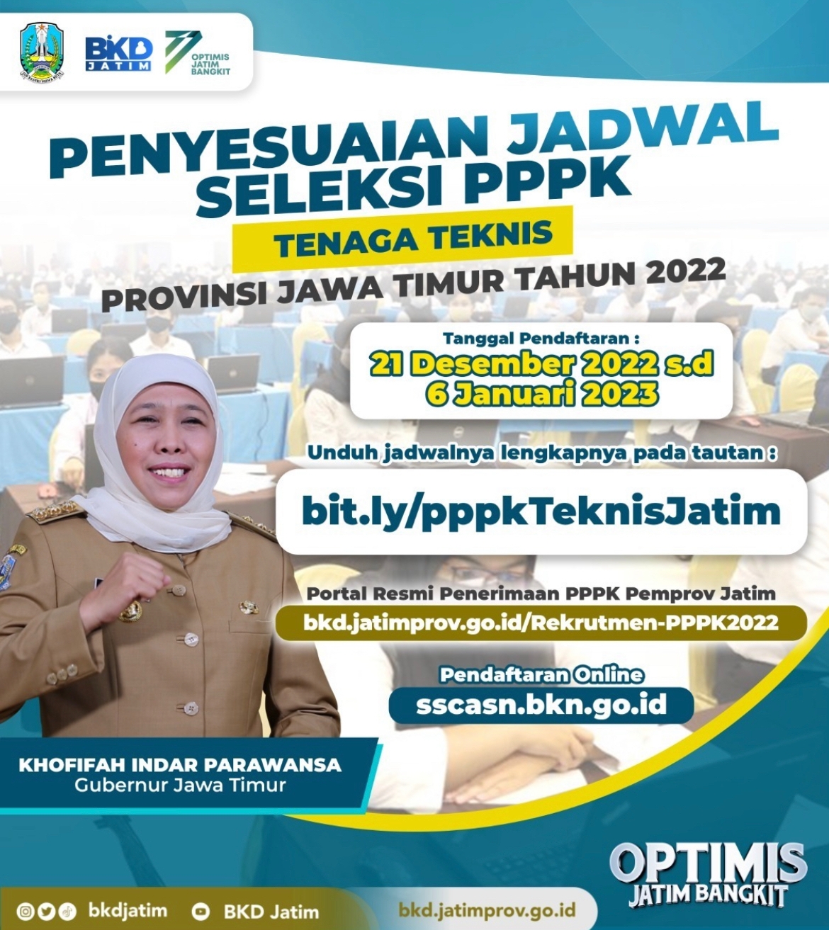 Pemprov Jatim Resmi Buka Seleksi Pendaftaran PPPK Dengan Ratusan Lowongan Buat Lulusan SMA-S1