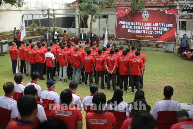 Asprov Jatim Titip Pembinaan Sepak Bola Usia Dini Usai Pelantikan Askab PSSI Sumenep