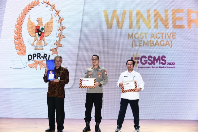 Government Social Media Summit 2022, Media Sosial DPR RI Raih Lima Nominasi