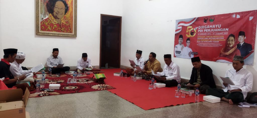 HUT PDI-P ke 50, Bamusi Surabaya Gelar Khotmil Qur'an dan Doa Bersama