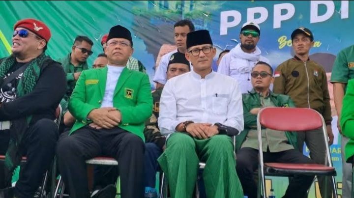 Kembali Terlihat di Acara PPP, Sandiaga Uno: Hanya Undangan