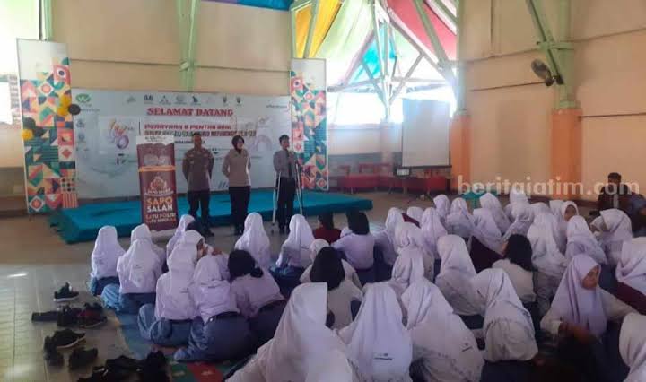 Tekan Pelecehan Seksual, Polsek Kebomas Gresik Sosialisasi ke Sekolah-Sekolah