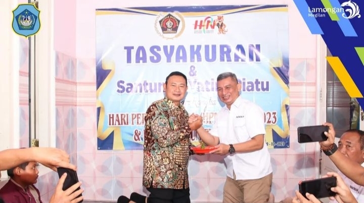 HUT PWI 77 Tahun, Pak Yes Hadiri Tasyakuran dan Santunan Anak Yatim