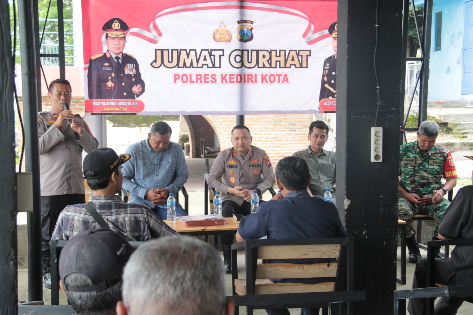 Polres Kediri Kota Dengar Aspirasi Rakyat Lewat "Jumat Curhat"