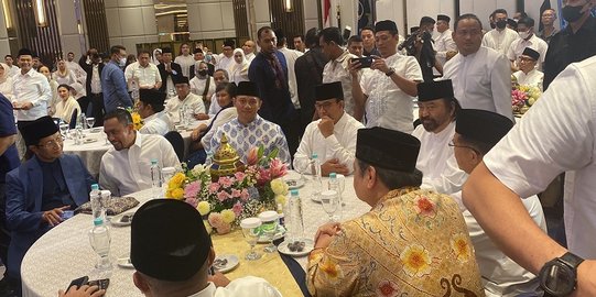 Airlangga Hartarto Hadiri Bukber NasDem, Sinyal Golkar Merapat ke Koalisi Perubahan?