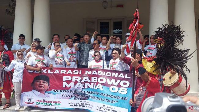 Mantan Relawan Ganjar Mania Mantap Deklarasi Dukung Prabowo