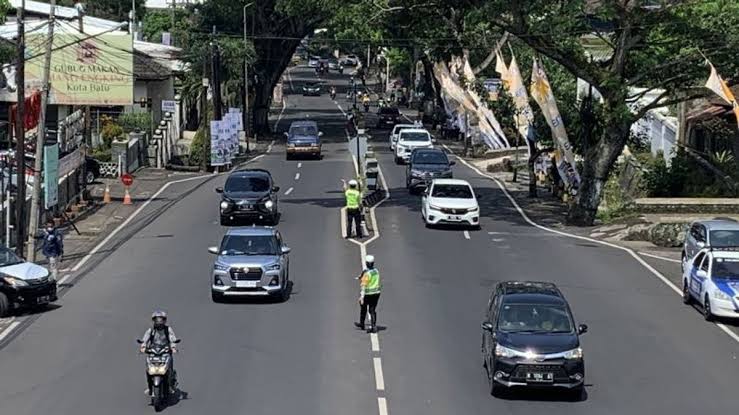 Kota Malang Padat Kendaraan Selama Libur Lebaran