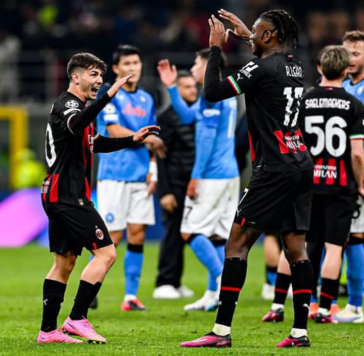 Menang 1-0, AC Milan Gulung Napoli di Leg Pertama