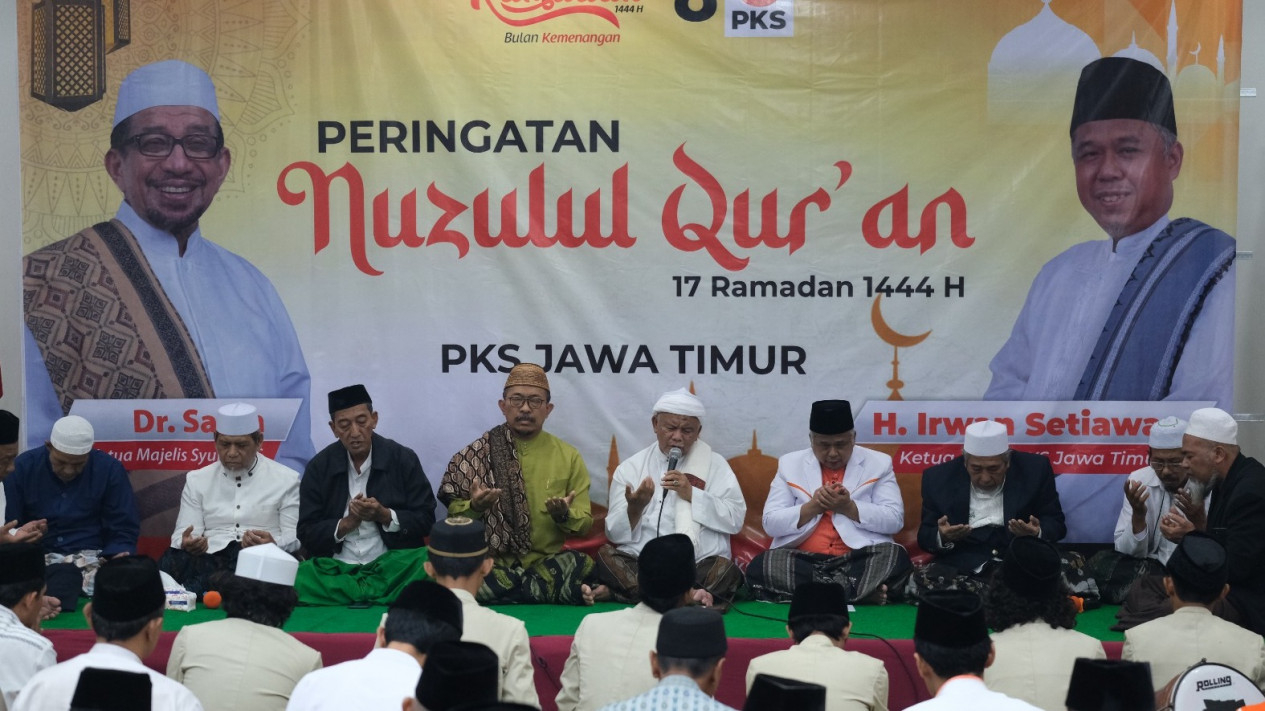 PKS Jatim Gelar Nuzulul Qur'an, Songsong Kemenangan 2024 dengan Penuh Berkah