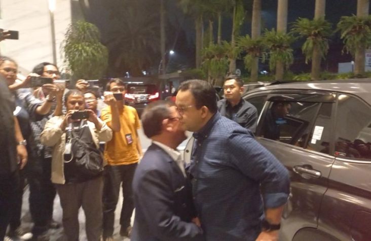 Anies Baswedan Kunjungi Partai Nasdem Terkait Status Tersangka Johnny Plate