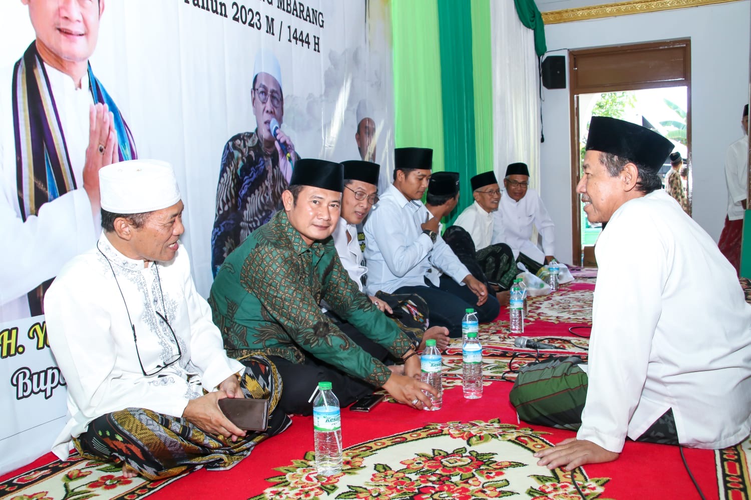 Hadiri Haul Mbah Gadung Mbarang, Pak Yes Ajak Teladani Kegigihannya