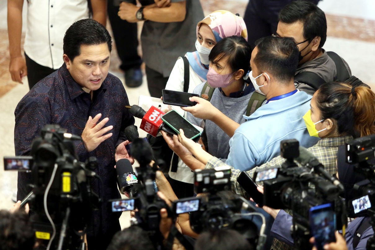 Jika Jadi Cawapres, Erick Thohir Disebut Mampu Tingkatkan Rating Capresnya