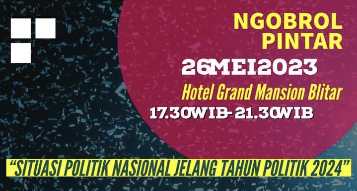 Komunitas Ngobrol Pintar Gelar Diskusi Publik ‘Situasi Politik Nasional Jelang 2024’