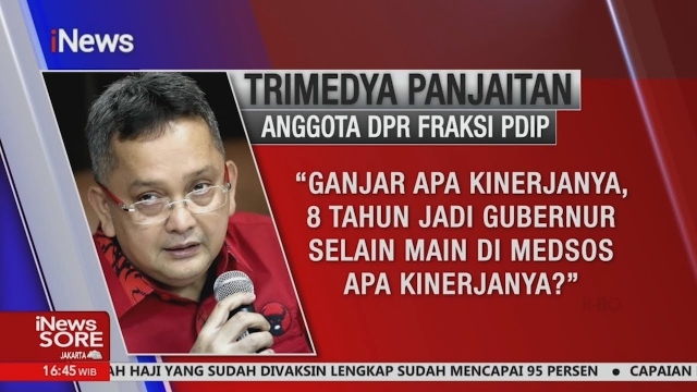 Politisi Senior PDIP Pertanyakan Prestasi Ganjar, Andi: Sangat Faktual