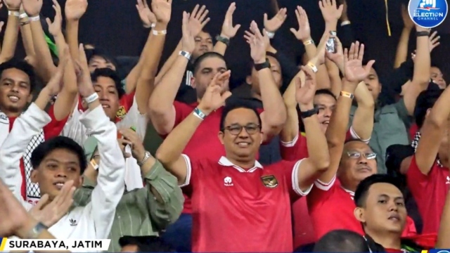 Anies dan Prabowo Asyik Nonton Timnas, Eko Widodo: Ganjar Pranowo Tiba-Tiba Menghilang Entah ke Mana?