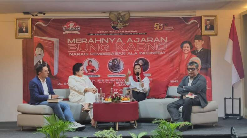 Buku "Merahnya Ajaran Bung Karno" Karya Airlangga Pribadi Pastikan Pancasila Sebagai Ideologi Pembebas