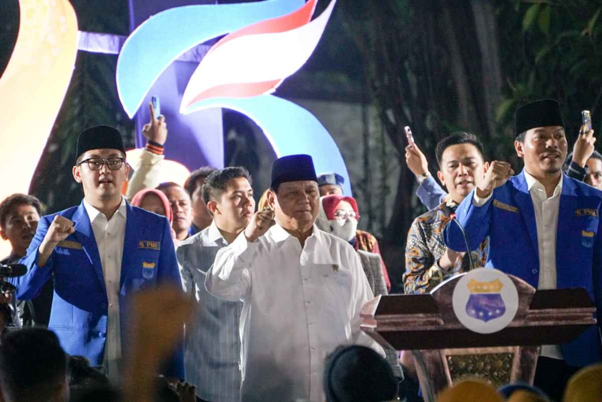 Hadiri Malam Puncak Harlah PMII ke-63, Prabowo Sampaikan Pesan ini pada Seluruh Kader