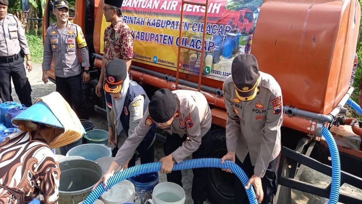 Kekeringan di Cilacap, Warga Kesulitan Air Bersih