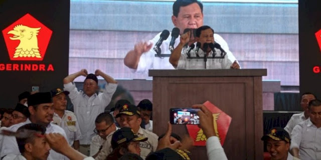 Konsolidasi Partai Gerindra di Bogor, Prabowo: Mari Kita Menangkan Pemilu 2024