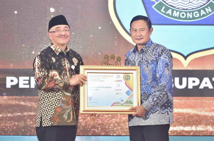 Lamongan Peroleh Penghargaan Utama dalam BKN Awards 2023