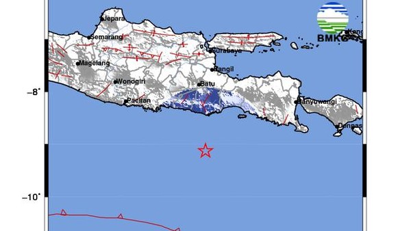 Malang Diguncang Gempa Berskala M 4,6