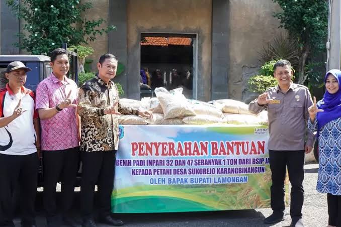 Pak Yes Terima 1 Ton Benih Padi dari BSIP Jatim