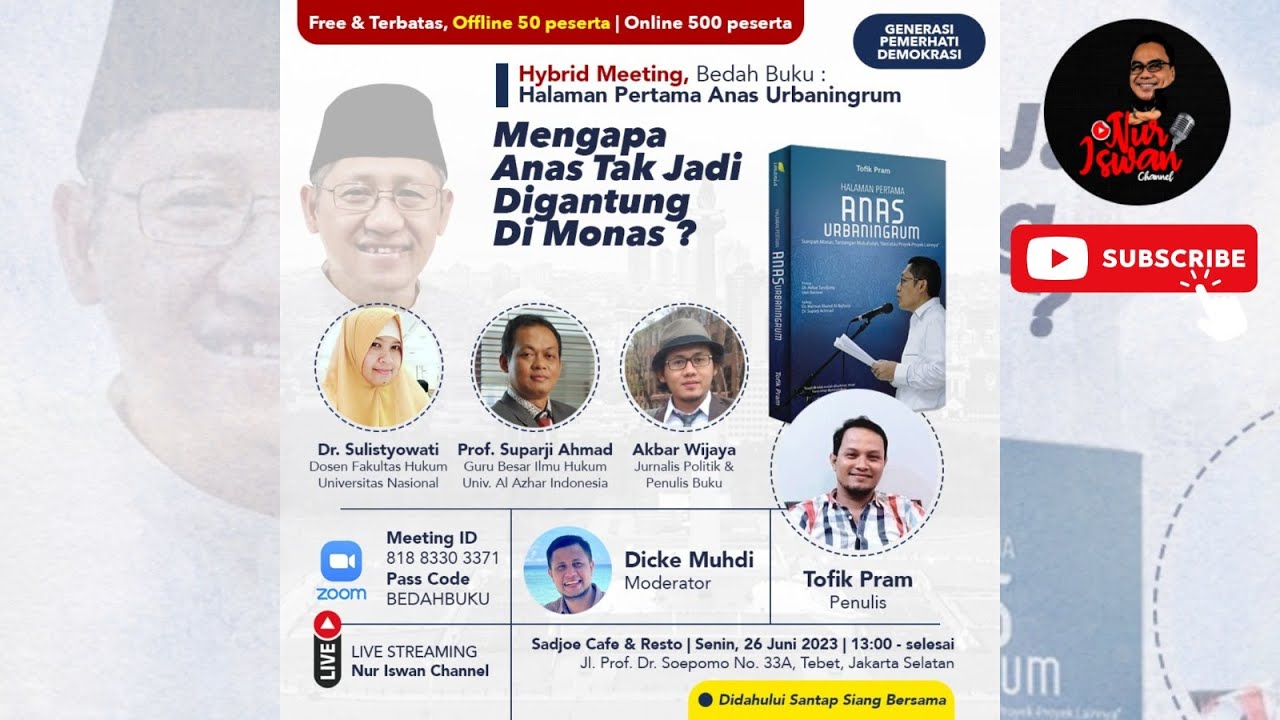 Seperti Apa Isi Buku 'Mengapa Anas Tak Jadi Digantung di Monas?'