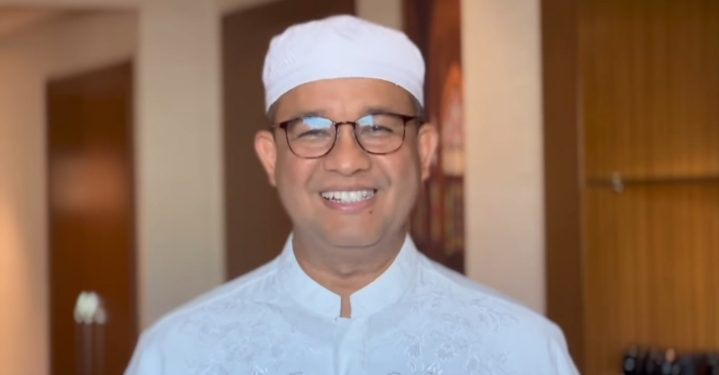 Anies Ucapkan Selamat Hari Bhayangkara ke-77 dari Tanah Suci