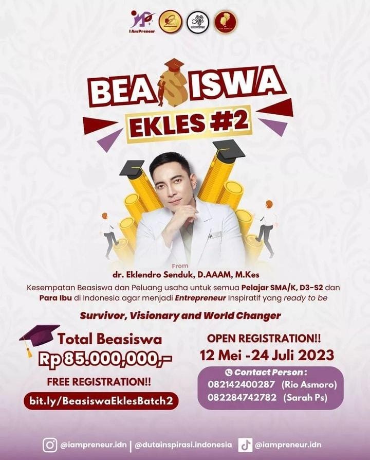 Beasiswa Ekles Batch 2 Sudah Dibuka, Jangan Sampai Kelewatan Ya!