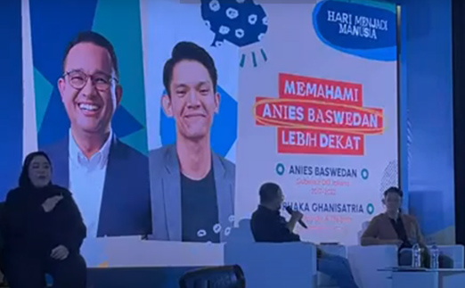 Bersama Anak Muda, Anies Ucapkan Jika Ada Masalah Jangan Dihindari, Tapi Dijalani!