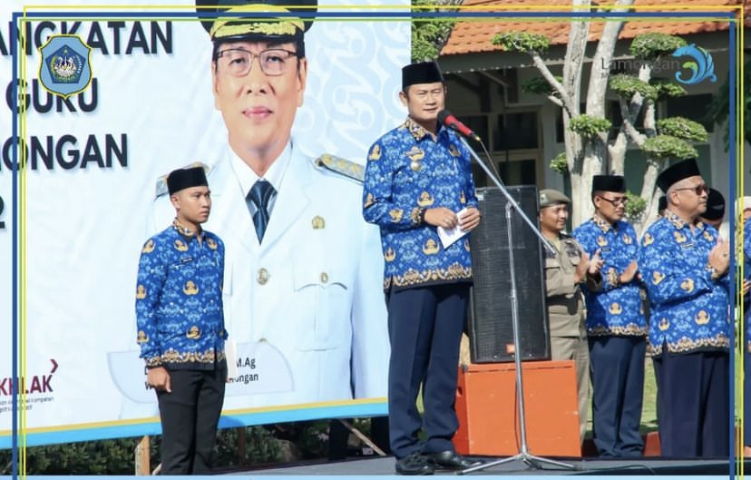 Bupati Lamongan Serahkan SK 975 PPPK Guru Formasi 2022 untuk Cegah Adanya Pungli