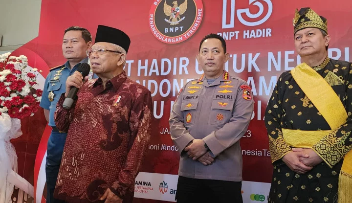 Ma'ruf Amin Imbau TNI dan Polri Waspada Ancaman Terorisme, Jelang Tahun Politik!