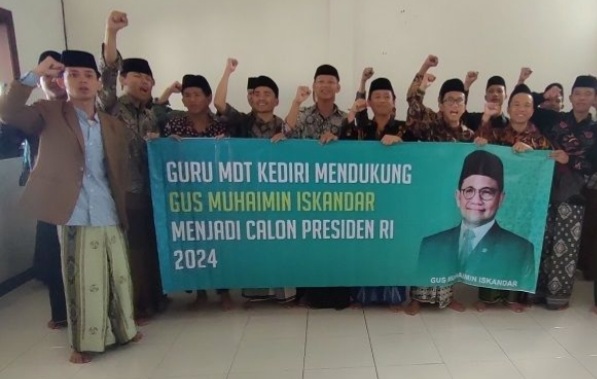 Puluhan Guru Madrasah di Kediri Dukung Cak Imin Maju Pilpres 2024