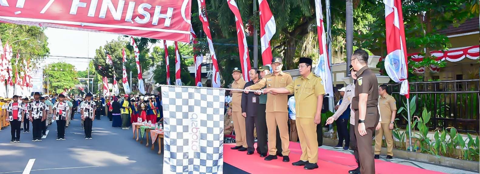 Lamongan Tumbuhkan Jiwa Patriotisme untuk Anak-Anak Melalui Gerak Jalan