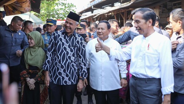 Survei LSI Tentang Pemilih Jokowi, Ganjar 58,2% dan Prabowo 24,6%