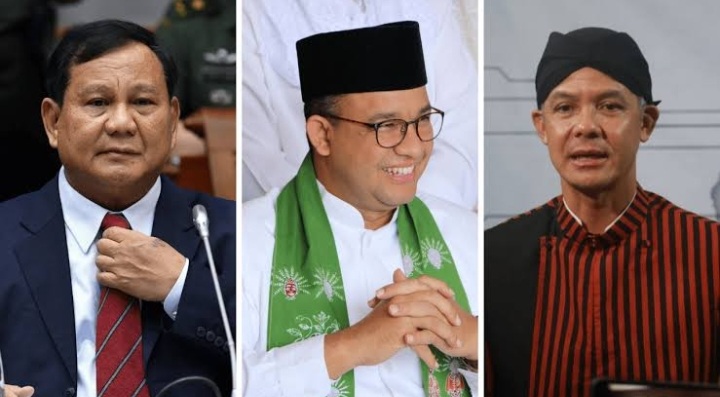 Survei Voxpol: Prabowo Jauh Ungguli Ganjar dan Anies