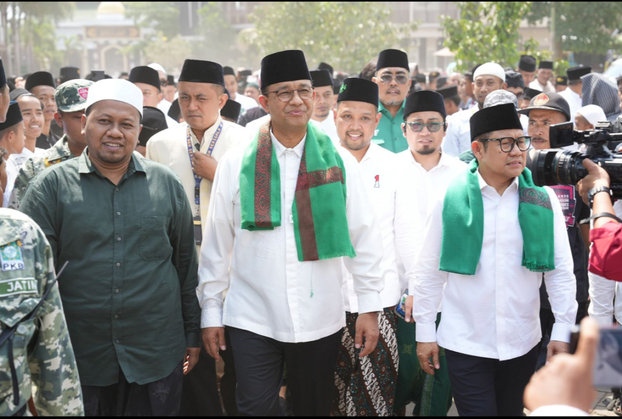 Sebanyak 1000 Ulama Jember Sambut Kedatangan Pasangan AMIN