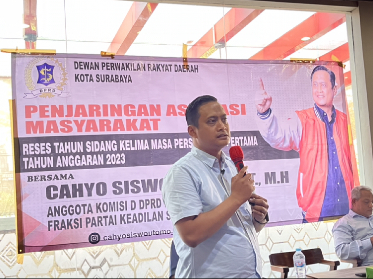 Cahyo Siswo Utomo Jaring Aspirasi Bersama Warga RW 3 Kecamatan Wonokromo