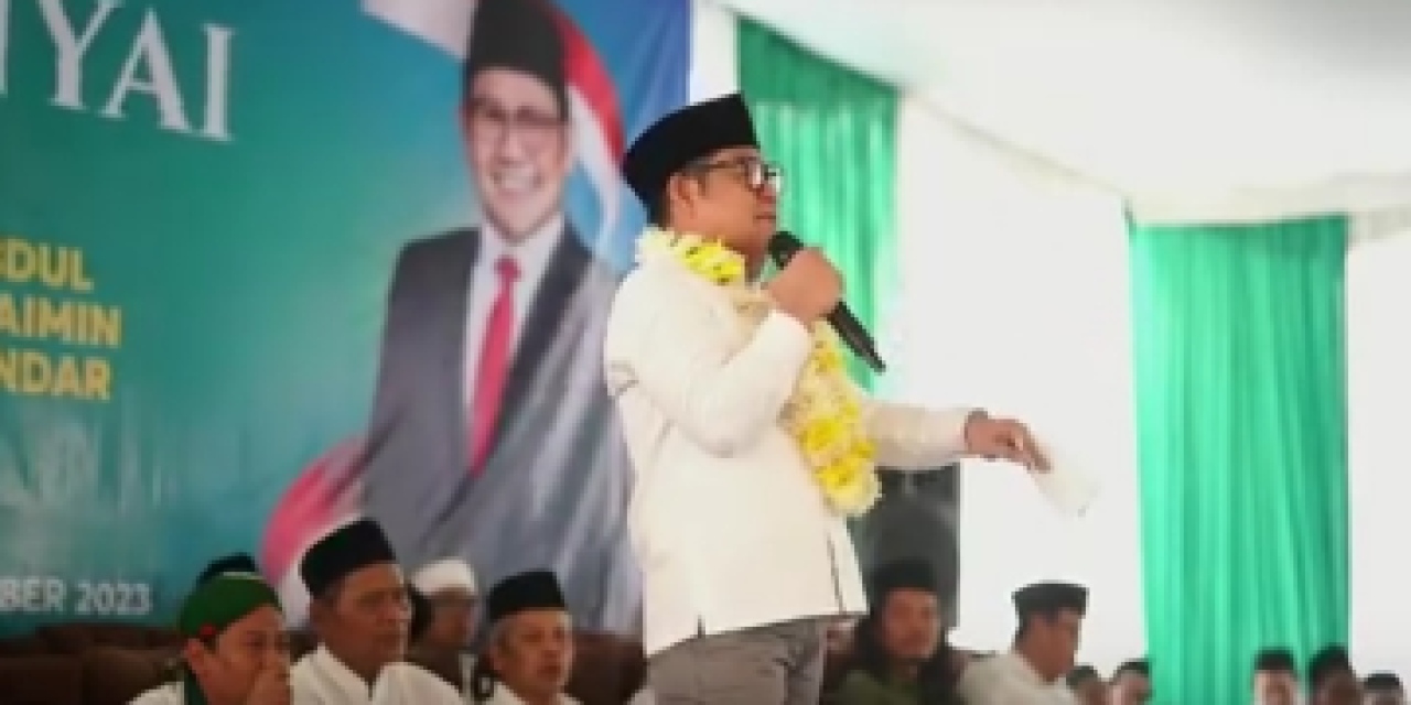 Muhaimin Ungkap Pasangan AMIN Sosok Santri yang Ingin Perubahan