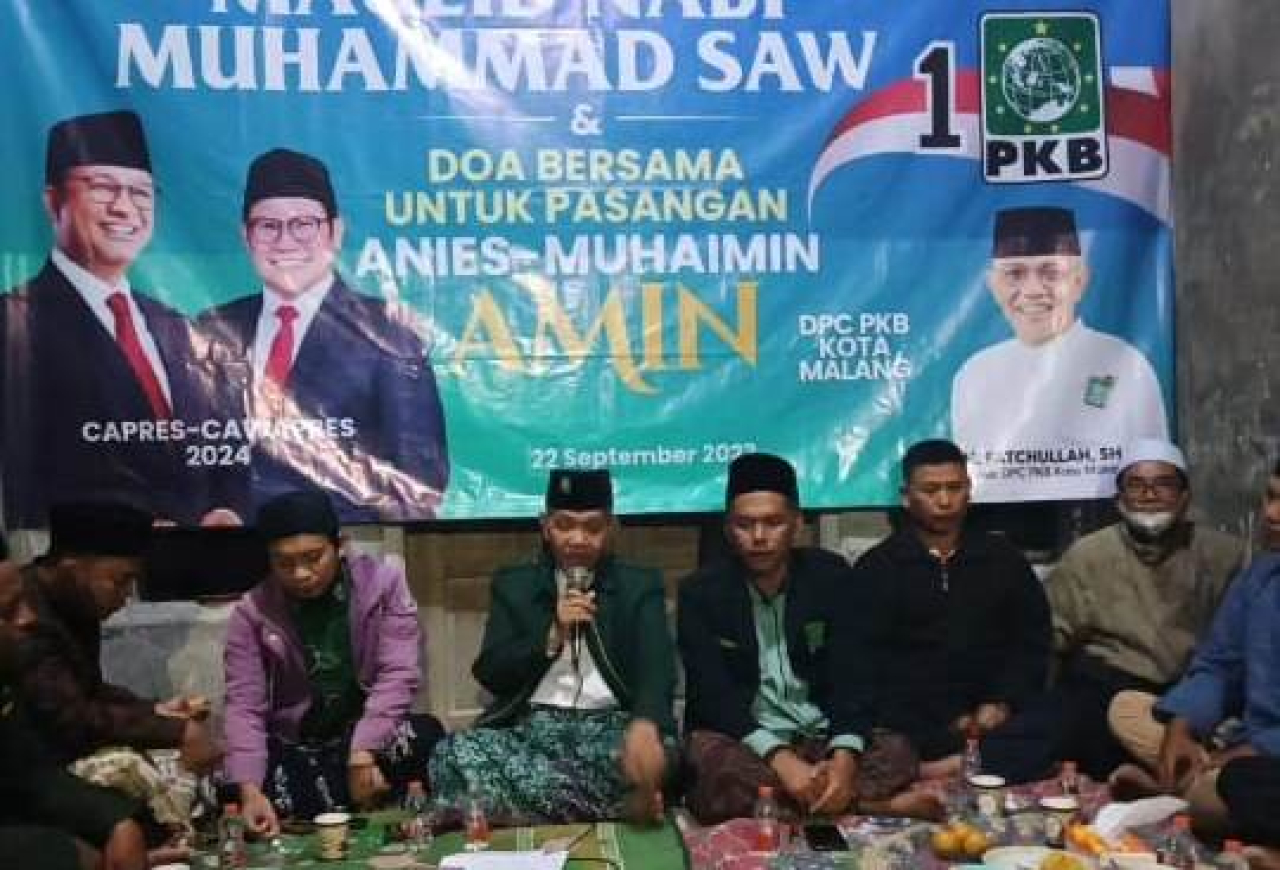 PKB Malang Gelar Doa Bersama di Peringatan Maulid Nabi untuk Menangkan AMIN