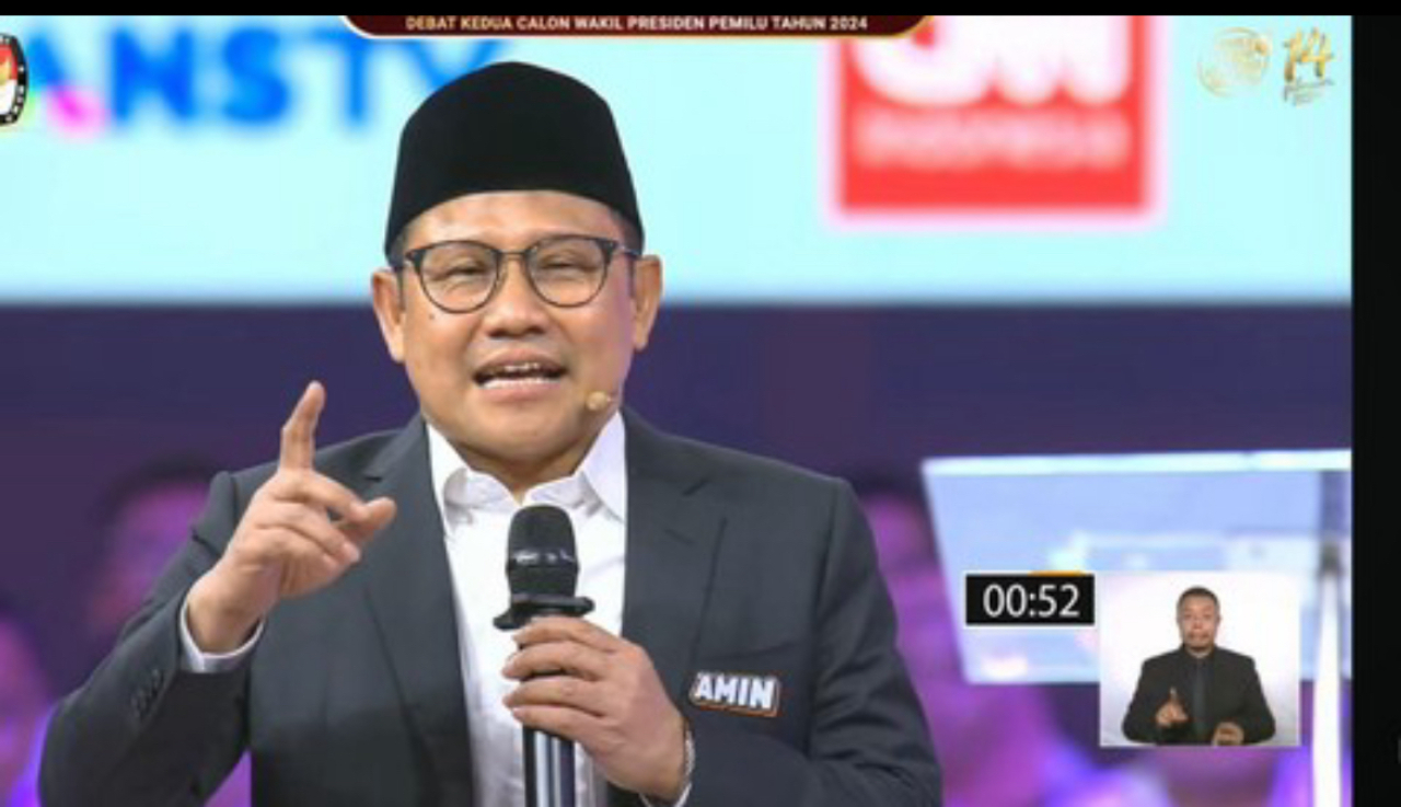 Cak Imin: Ternyata Boleh ya Maju dari Podium