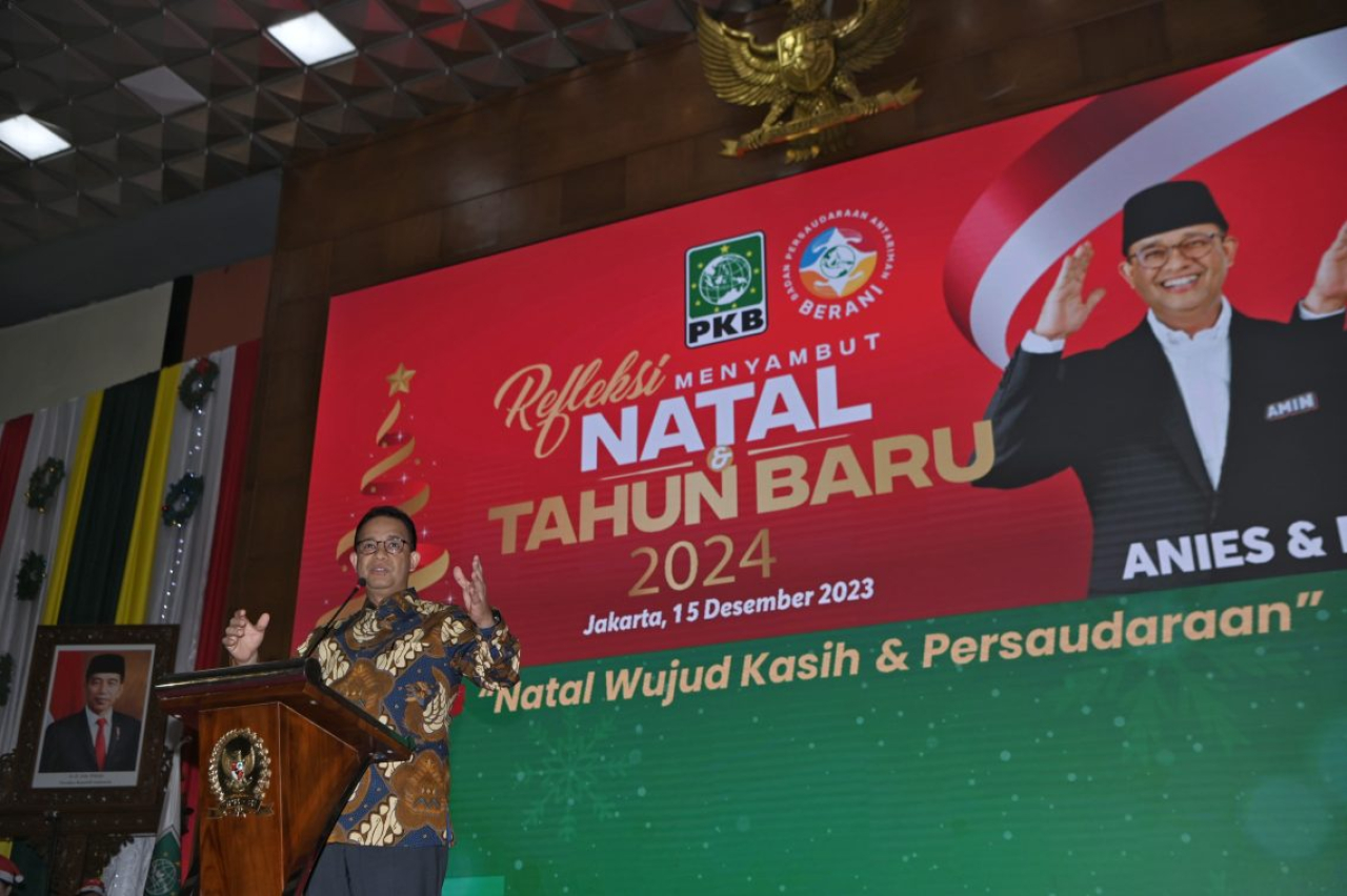 Refleksi Nataru, Anies Komitmen dengan Cak Imin Akan Terus Rawat Tenun Kebangsaan