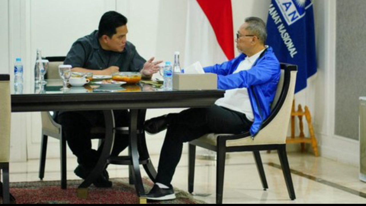 Erick Thohir Sambangi Zulhas, Ada Apa ya?