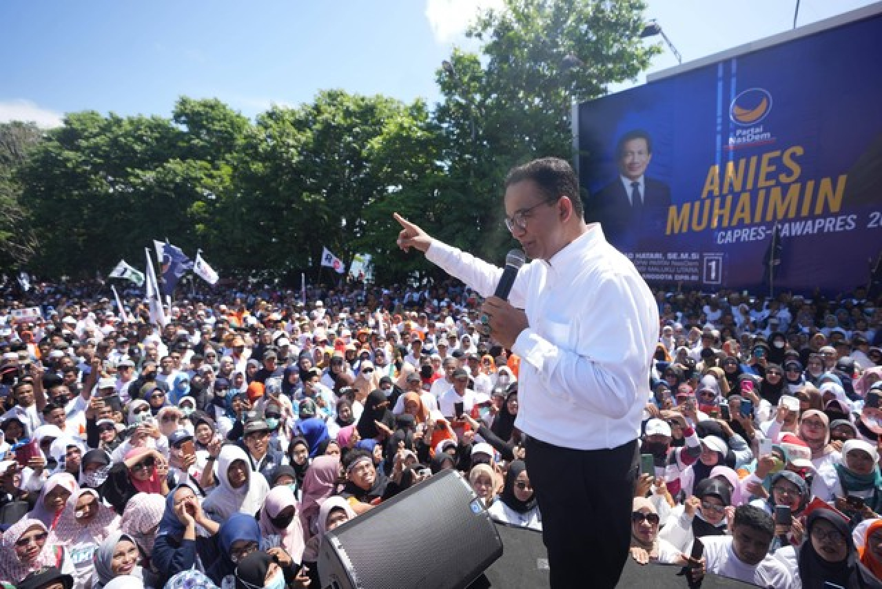 Kampanye Akbar di Ternate, Anies Ingin Teruskan Roda-Roda Perubahan